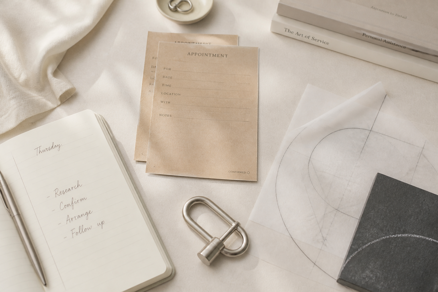 Lifestyle concierge coordination desk